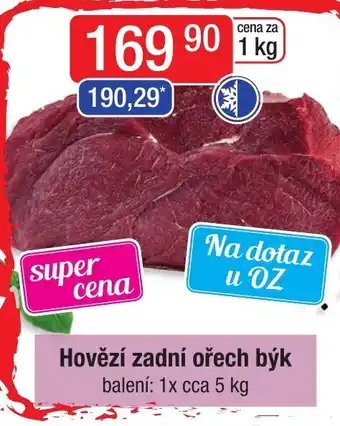 Qanto Hovězí zadní ořech býk nabídka