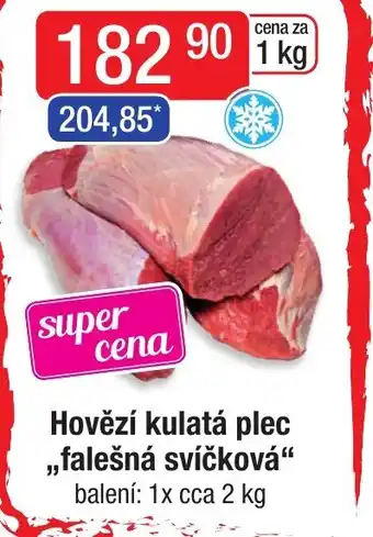 Qanto Hovězí kulatá plec ,,falešná svíčková" nabídka