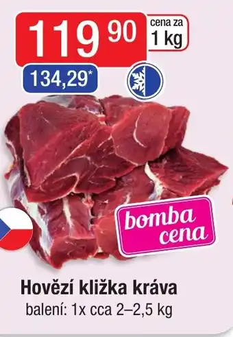 Qanto Hovězí kližka kráva nabídka