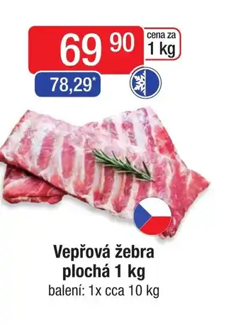 Qanto Vepřová žebra plochá 1 kg nabídka
