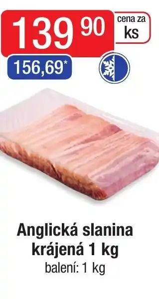 Qanto Anglická slanina krájená 1 kg nabídka
