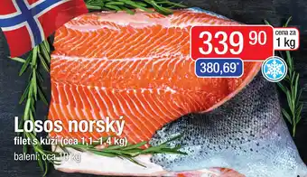 Qanto Losos norský filet s kůží nabídka