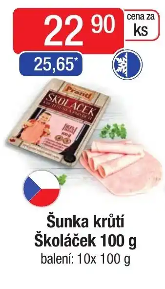 Qanto Šunka krůtí Školáček 100 g nabídka