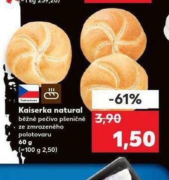 Kaufland Kaiserka natural nabídka