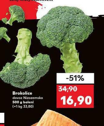 Kaufland Brokolice nabídka