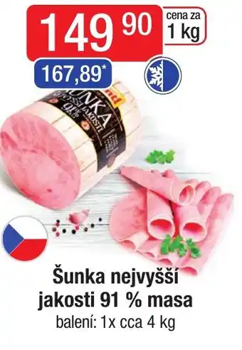 Qanto Šunka nejvyšší jakosti 91 % masa nabídka