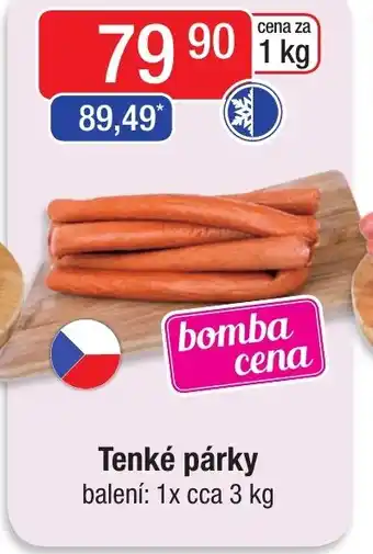 Qanto Tenké párky nabídka