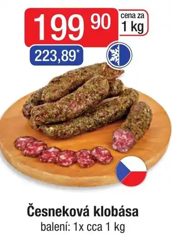 Qanto Česneková klobása nabídka