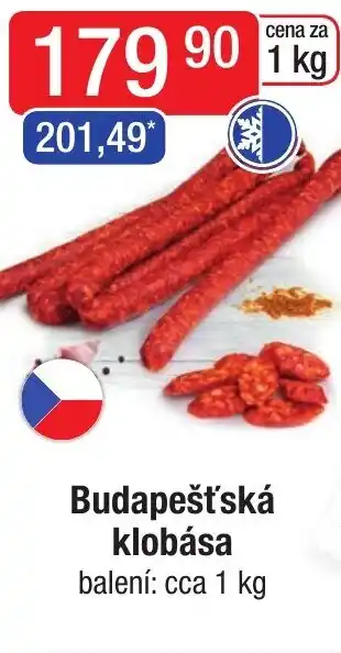Qanto Budapešťská klobása nabídka