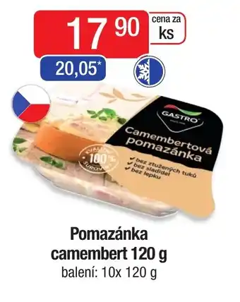 Qanto Pomazánka camembert 120 g nabídka
