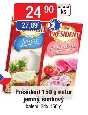 Qanto Président 150 g natur jemný, šunkový nabídka