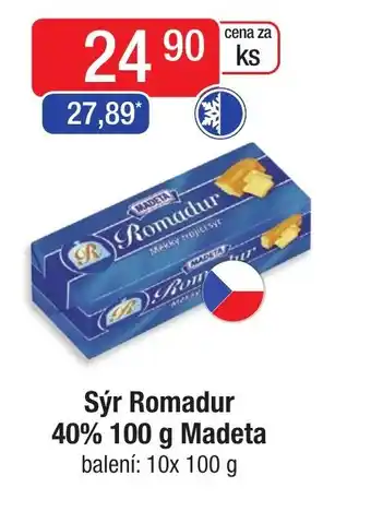 Qanto Sýr Romadur 40% 100 g Madeta nabídka
