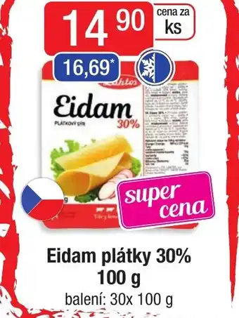 Qanto Eidam plátky 30% 100 g nabídka