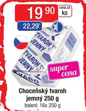 Qanto Choceňský tvaroh jemný 250 g nabídka