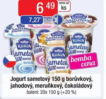 Qanto Jogurt sametový 150 g borůvkový, jahodový, meruňkový, čokoládový nabídka