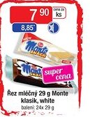 Qanto Řez mléčný 29 g Monte klasik, white nabídka