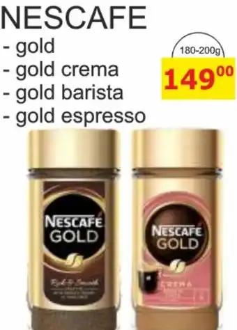 BENE Nápoje NESCAFE nabídka