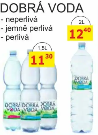 BENE Nápoje DOBRÁ VODA nabídka