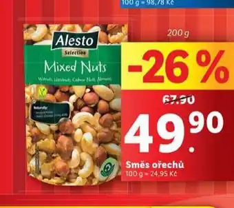 Lidl Směs ořechů nabídka