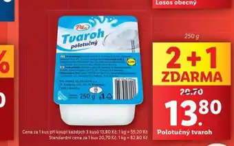 Lidl Polotučný tvaroh nabídka