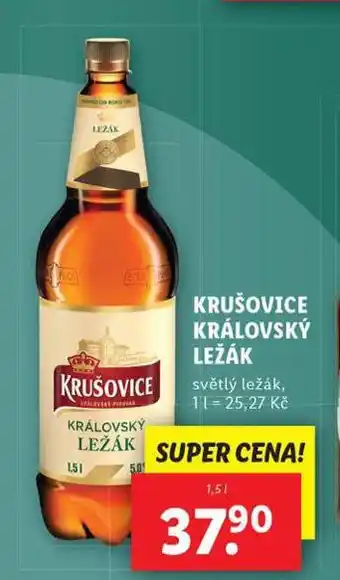 Lidl Pivo krušovice nabídka