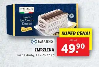 Lidl Zmrzlina nabídka