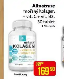 Teta Allnature mořský kalogen + vit. c + vit. b3 nabídka