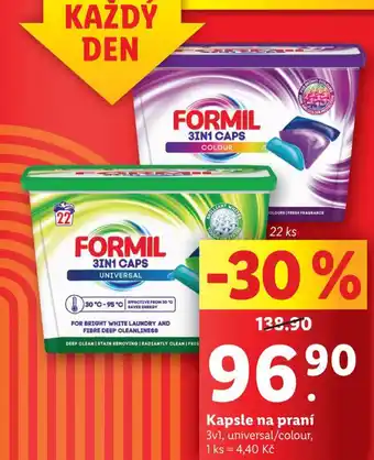 Lidl Formil kapsle na praní nabídka