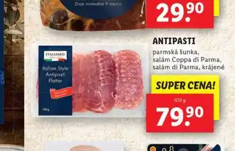 Lidl Antipasti nabídka