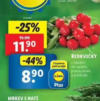 Lidl Ředkvičky nabídka