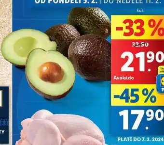 Lidl Avokádo nabídka