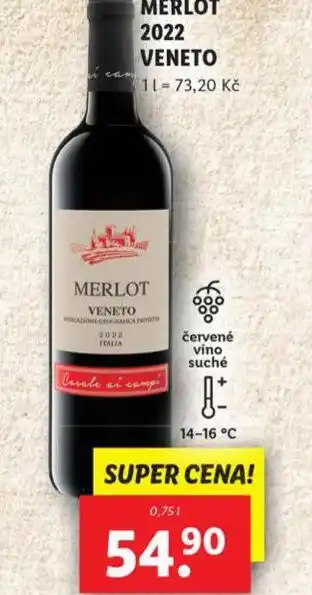 Lidl Merlot nabídka