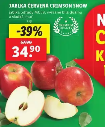 Lidl Jablka červená nabídka