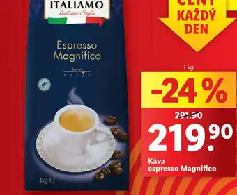 Lidl Káva espresso magnifico nabídka