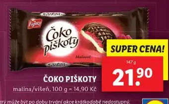 Lidl Čoko piškoty nabídka