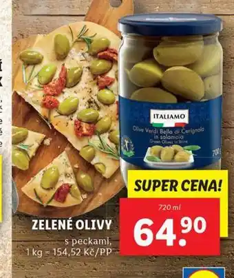 Lidl Zelené olivy nabídka