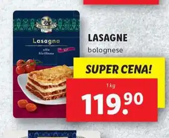 Lidl Lasagne nabídka