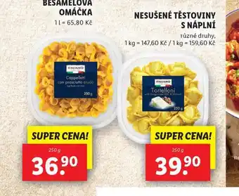 Lidl Nesušené těstoviny s náplní nabídka