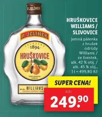 Lidl Hruškovice nabídka