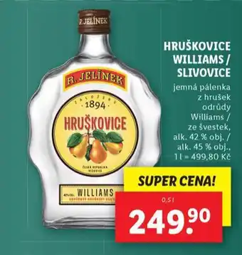 Lidl Slivovice nabídka