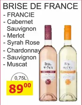 BENE Nápoje BRISE DE FRANCE nabídka