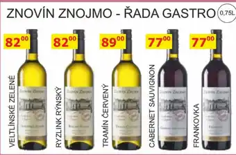 ZNOVÍN ZNOJMO - ŘADA GASTRO 0,75L
