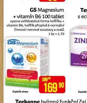 Teta Gs magnesium + vitamín b6 nabídka