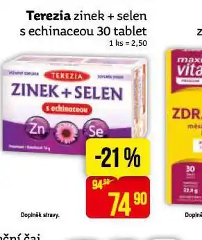 Teta Terezia zinek + selen s echinaceou nabídka