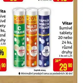 Teta Vitar šumivé tablety nabídka