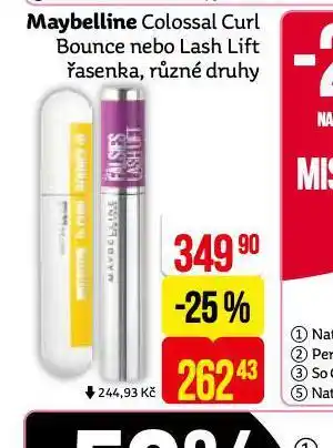Teta Maybelline řasenka nabídka