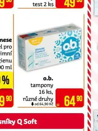 Teta O.b. tampony nabídka