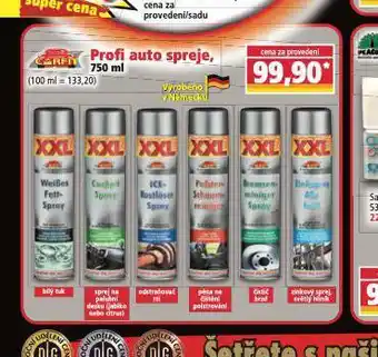 Norma Profi auto spreje nabídka