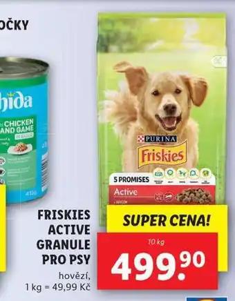 Lidl Friskies granule pro psy nabídka