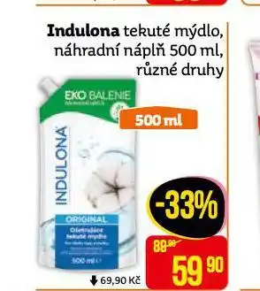 Teta Indulona tekuté mýdlo nabídka